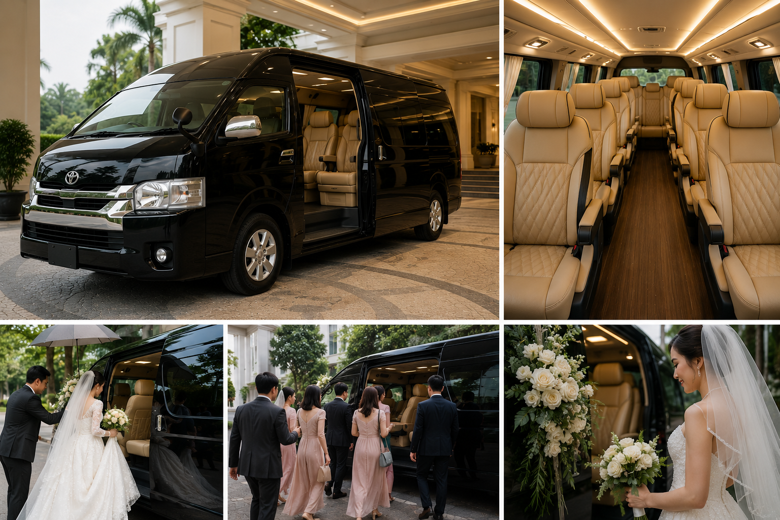 Transportasi Wedding dengan Hiace - Nyaman Untuk Keluarga